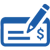 pay by check icon pay by check icon