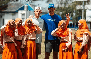4ocean team in Bali educating the local children 4ocean team in Bali educating the local children